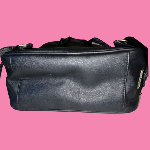 LUV Betsey Johnson Cat Pleather White Black Backpack - Picture 8 of 9